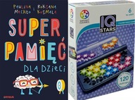 Superpamięć dla dzieci Paulina Mechło + Gra logiczna Smart Games IQ Stars