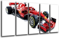 Nástenný obraz Formula 1 auto, Ferrari F1 SF71-H 165 x 62 cm drevená tlač