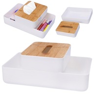 Krabička na vreckovky nádoba organizér na kozmetiku kúpeľňové doplnky