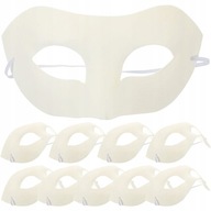 Biały Decor Diy Puste Papierowe Maski