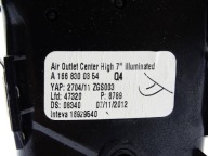 grid air conditioning devices central frame RADIA MERCEDES ML W166 A1668300854