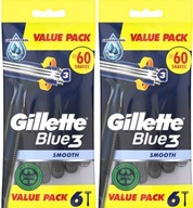 Gillette Blue 3 Smooth maszynki do golenia 12 szt