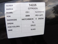 Citroen C3 and door rear. left HB 5D lak. EXLD