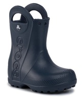 Crocs Kalosze Dziecięce gumowe granatowe Handle It Rain Boot Kids 30/31 EU