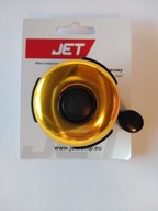 Zvonček Jet plastovo oceľovo čierno-zlatý A284