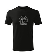 Koszulka T-shirt dziecięca K118 AMONG US GRA czarna rozm 134