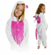 ONESIE Detské pyžamo ružový jednorožec 135-145