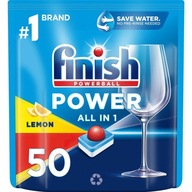Finish Power All in 1 tablety do umývačky kocky 50 ks citrónová lemon
