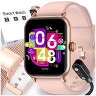 Smartwatch Linwear Smartwatch zlatý + 4 iné produkty