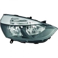 REFLEKTOR LAMPA RENAULT CLIO 12- LEWY ELEKTRYCZNY H1+H7 CZARNY MAGNETI