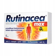 Rutinacea Max D3 60 tabletek Witamina D3 Odporność