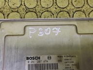 PEUGEOT 307 control unit of the engine 0261207474