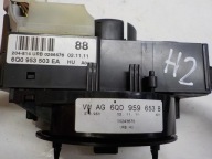 VOLKSWAGEN POLO V commande levier commodo sous volant 6Q0953503EA 6Q0959653B BRU