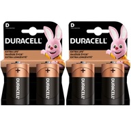 2× Alkalická batéria Duracell D (R20) 2 ks