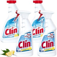 Clin Citrónová Lemon Tekutina na umývanie okien 4x0,5l