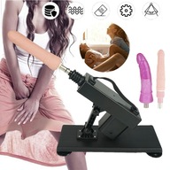 SZEX GÉP 3X PÉNISZ DILDÓ ANÁLIS VIBRÁTOR ÁLLÍTHATÓ 420 MOZDULAT MASZTURBÁTOR