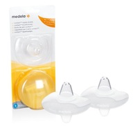 MEDELA CONTACT NAKŁADKI NA SUTKI CIENKI SILIKON ZESTAW 2 SZTUK+ETUI 16MM S