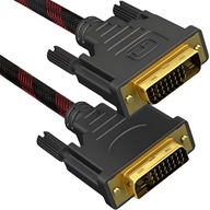 KABEL PRZEWÓD DVI-D DO DVI-D 24+1 DUAL LINK MONITORA