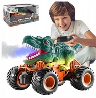 DUŻY SAMOCHÓD SAMOCHÓD Monster Truck ZDALNIE sterowany Dinozaury 4x4 LED