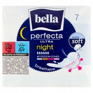 Hygienické vložky Bella Night Soft s krídelkami 7 ks