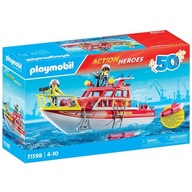 PLAYMOBIL 71598 Tűzoltó mentőcsónak