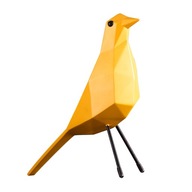 Žlté živicové vtáčie socha vtáčieho nábytku