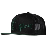 Gibson Slash 'Skully' Trucker Hat Black & Green - Czapka