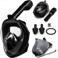 МАСКА ДЛЯ ПІДВОДНОГО ПЛАВАННЯ L/XL ПРОТИТУМАННА З РУЧКОЮ ДЛЯ ТРУБКИ DRYTOP