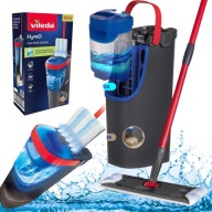 VILEDA H2PRO VEDRO + PLOCHÝ MOP + 2 NÁDRŽKY NA ČISTÚ A ŠPINAVÚ VODU TOP