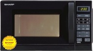 Kuchenka mikrofalowa SHARP R642BKW czarna 800W 20L