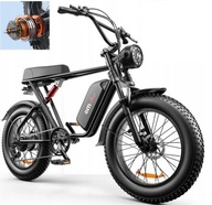 Elektrický bicykel pre dospelých EMOKO C91 1000W 48V 55km/h 20" Hrubá Pneumatika