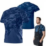 NEO TOOLS TRIČKO PRACOVNÁ BLÚZKA CAMO NAVY 100%BAVLNA 81-603-M