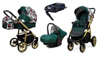 BabyLux Detský kočík 4v1 ColorLux + základňa Isofix