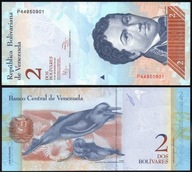 $ Wenezuela 2 BOLIVARES P-88e UNC 2012