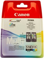 Tusz CANON Zestaw PG-510 CL-511 Czarny i Kolorowy