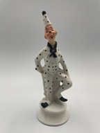 Porcelanowa figurka Pierrot klaun pajac clown