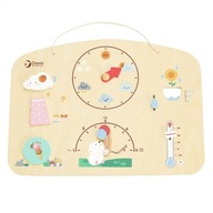 CLASSIC WORLD Oktató tábla Barométer Tanulás gyerekeknek Időjárás Szél Tem