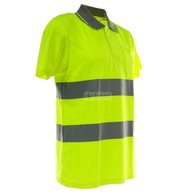 Koszulka polo Coolpass żółta Vizwell VWPS01-AY/XXL