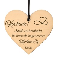 AJÁNDÉK PASINAK FIÚ NAP MEDÁL AUTÓ SZÍV FA