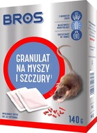 Bros Granulát na myši a potkany, 140g