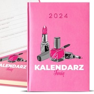 Kalendár A5 2024 Ružová Pre Make-up MENO VZ