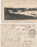 Warszawa Wysadzony w powietrze Nowy Most 1915r.