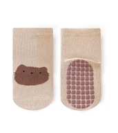 Ponožky protišmykové bavlnené protišmyková podrážka abs 86-92 1-2L