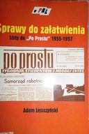 Sprawy do zalatwienia Listy do "Po Prostu" 1955-19