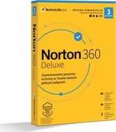 Symantec Norton 360 Deluxe 3 st. / 12 mesiacov BOX