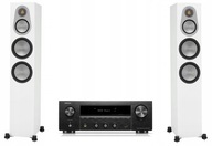 DENON DRA-900H + MONITOR AUDIO SILVER 300 WHITE NOWOCZESNE BARWNE STEREO