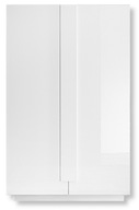 Włoska biała szafa 2-drzwiowa lakier wysoki połysk Vigo