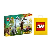LEGO JURASSIC WORLD č. 76960 - Objav brachiosaura + Darčeková taška LEGO