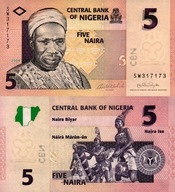 # NIGERIA - 5 NAIRA - 2006 - P-32a1 - UNC papier