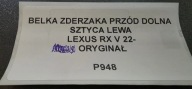 bumper support front lower part left LEXUS RX V 22- original
